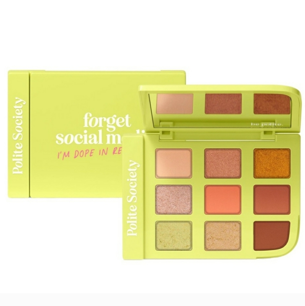 Tarte Polite Society Vibrant Eyeshadow Pallet Organic Vegan Pigments NIB